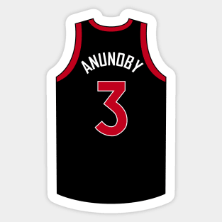 OG Anunoby Toronto Black Jersey Qiangy Sticker